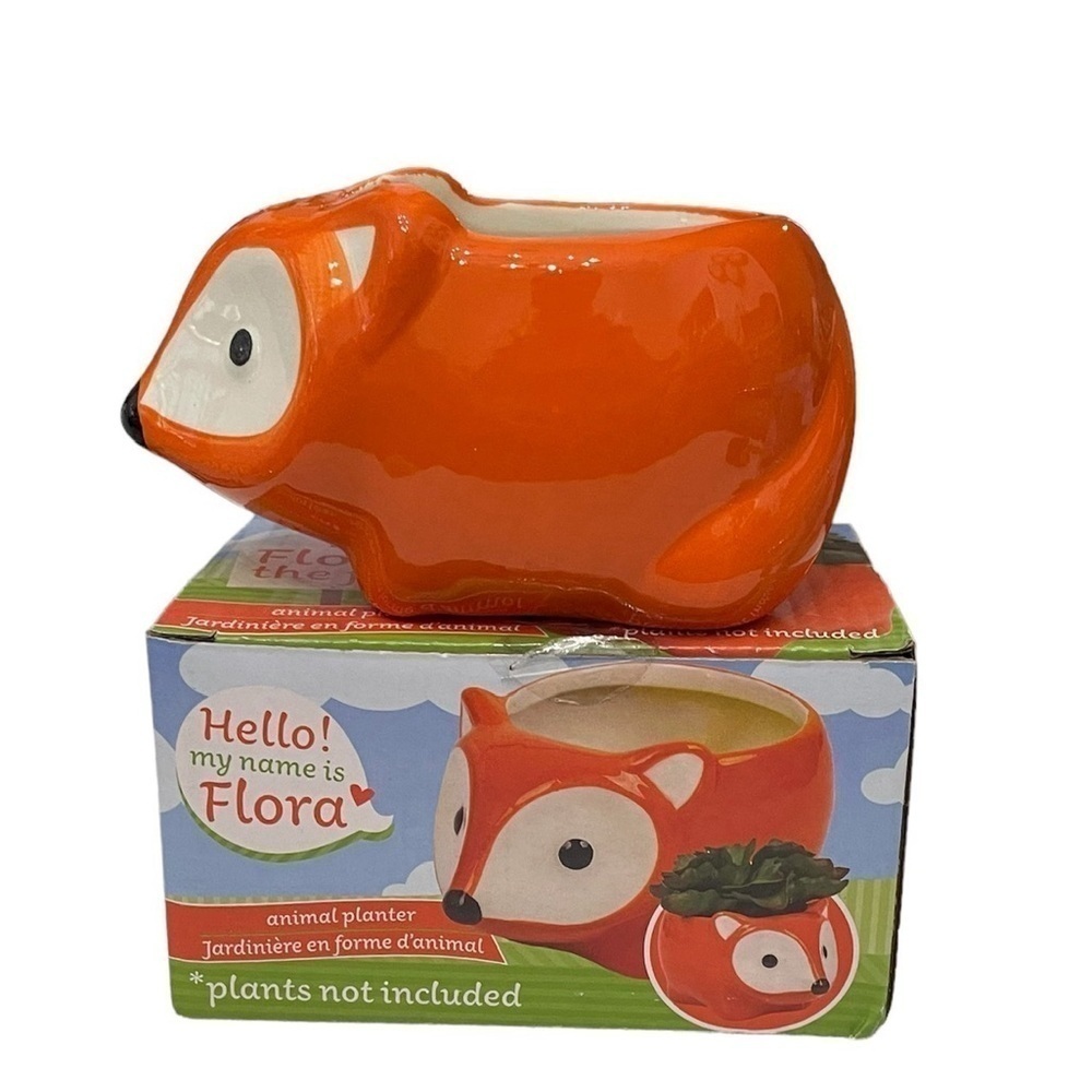 Flora the Fox Animal Succulent Planter